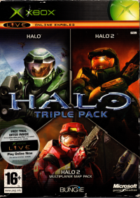 Halo Triple Pack PAL Xbox PAL box art